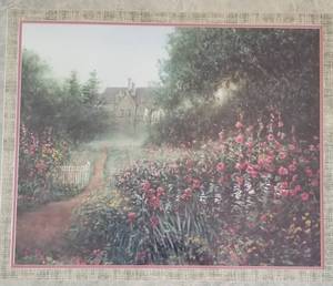 English Rose Garden Framed Print
