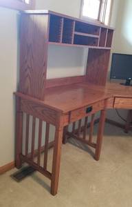 Prairie Mission Style Corner Workstation