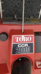 Toro CCR 2000 Snowblower
