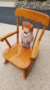 Childs Oak Rocking Chair