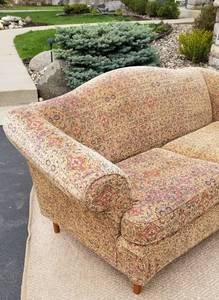Vintage FlexSteel Upholstered Loveseat