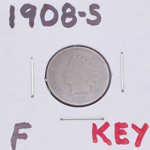 1908-S Indianhead Cent - Exceptional Strike & Coloration