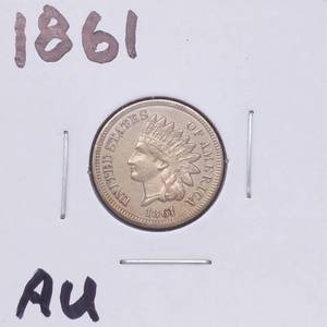 1861 Indianhead Cent in a High Grade