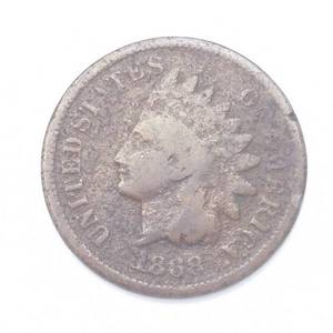 1868 Indianhead Cent - Full Rims