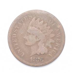 1876 Indianhead Cent, Tough Date