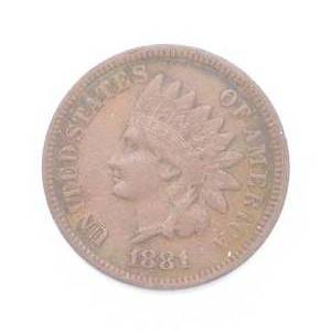 1881 Indianhead Cent - Full Liberty