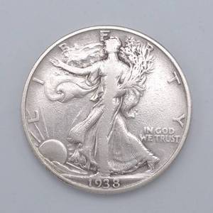 1938-D Walking Liberty Half Dollar - KEY Date