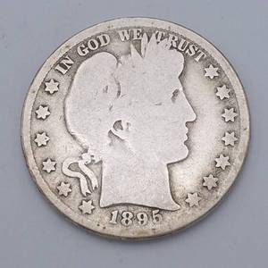 1895 Barber Half Dollar - Clear Date