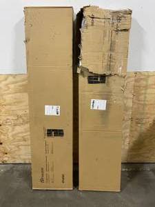 lot 6 image: SAUDER Lot of 2- Storage Cabinets, L 29.61 x W 16.02 x H 71.50, Cinnamon Cherry finish