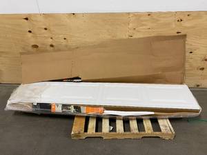 lot 73 image: CLOPAY Classic Steel 8 ft. x 6.6 ft. 6.5 R-Value Insulated White Solid Garage Door