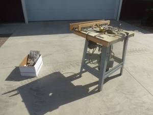 lot 17 image: L.A. Weaver Shaper Table