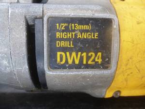 lot 40 image: Dewalt Angle Drill DW124