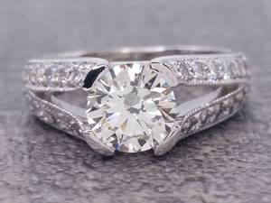 lot 5 image: Brand New 2.00 Carat Diamond Ring in 14k White Gold $8,500 Retail VIDEO