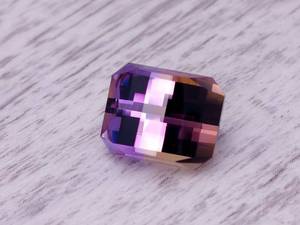 lot 30A image: 11.57 Carat Natural Ametrine Gemstone Bar Cut $500 Retail
