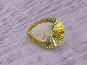 lot 30B image: Large 20.80 Carat Fancy Cut Natural Lemon Quartz (Citrine) $850 Retail
