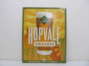 lot 12 image: Embossed Metal SUMMIT Beer Sign