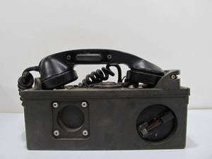 lot 67 image: Pair of Original Vintage Military Field Telephones