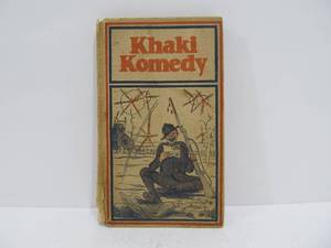 lot 79 image: Orig WW1 Soldier GI Khaki Komedy Joke Book
