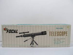 lot 92 image: Vintage Focal Telescope wTripod Stand 