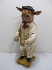lot 114 image: Kitchen Sense Pig Chef  Statue