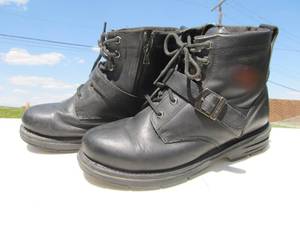 lot 179 image: Mens Eddie Moran Leather Work Boots - Size 13M