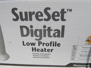 lot 340 image: Unused Large SureSet Low Profile Digital Space Heater