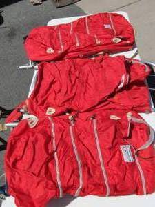 lot 336 image: Lot of 3 Quality HikingCamping Backpacks - Red