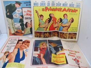 lot 127 image: Lot of 4 Vintage 1950s Era Movie Posters