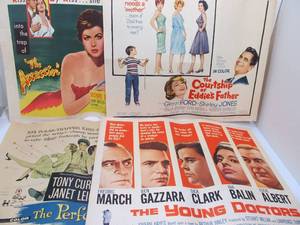 lot 128 image: Lot of 4 Vintage 1950s Era Movie Posters