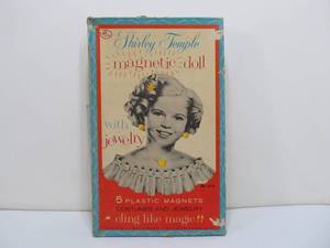 lot 131 image: Vintage SHIRLEY TEMPLE Magnetic Doll Set 