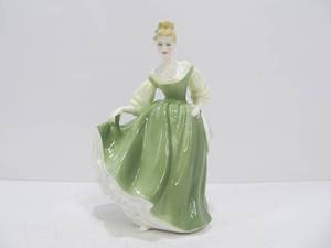 lot 158 image: Vintage 1962 ROYAL DOULTON Porcelain Figurine - Fair Lady