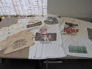 lot 177 image: Group of Vintage T-Shirts