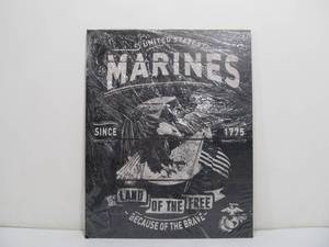lot 195 image: Brand New US MARINES Wooden Display Sign