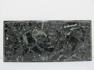 lot 289 image: Large Antique Heavy Beveled Marble Slab Mantel Clock Plinth Base