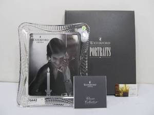 lot 291 image: New in Box WATERFORD Crystal Seahorse Picture Frame