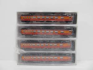lot 230 image: Set of 4 Brand New Larger Centralia Southern Pacific Shasta Daylight Coach N Gauge Model Train Cars