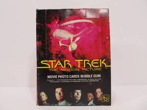 lot 234 image: Full Box 1979 STAR TREK Trading Cards - 36 Unopened Packs