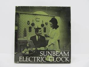 lot 235 image: NOS Vintage Mid Century Sunbeam Small White Kitchen Clock