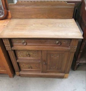 lot 405 image: Antique Wooden EntryHallway Style ...