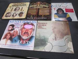 lot 408 image: Vintage Country Western Music Recor...