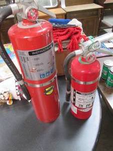 lot 430 image: (3) Fire Extinguishers
