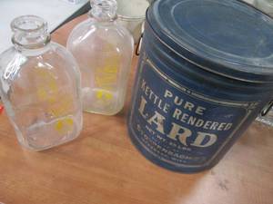 lot 444 image: 2 Collectible Glass Advertisement V...