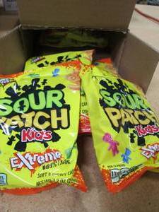 lot 525 image: Case of Sour Patch Kids Extreme Past Date