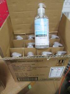 lot 530 image: 1212oz. Bottles of Scent Theory Moisturizing Hand Sanitizer