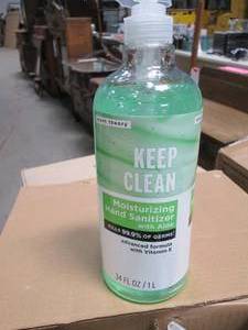 lot 539 image: 1234oz. Scent Theory Moisterizing Hand Sanitizer With Aloe