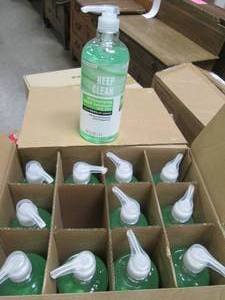 lot 541 image: 1234oz. Scent Theory Moisterizing Hand Sanitizer With Aloe