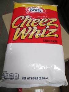 lot 545 image: (1) Kraft Cheez Whiz Cheese Sauce (6.5LBPackage)