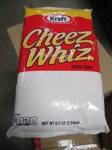 lot 546 image: (1) Kraft Cheez Whiz Cheese Sauce (6.5LBPackage)