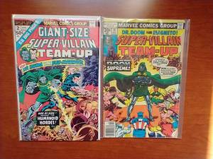 2 Marvel Super Villain Team-Up Comics