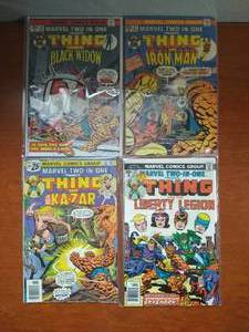 4 Marvel Two-In-One Comics - #10, 12, 16, 20